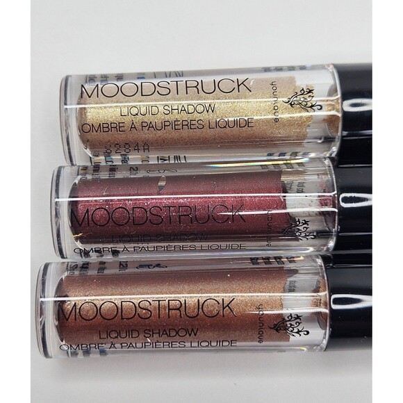 Younique Moodstruck Liquid Eyeshadow Trio Gold Burgandy Copper New in Box - Picture 4 of 5